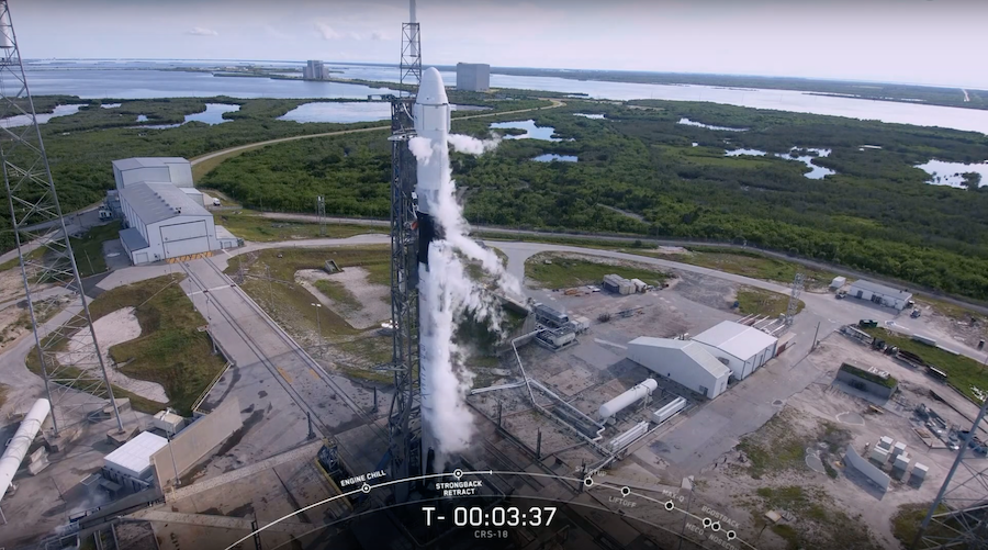 Foguete Falcon 9 da SpaceX com minicérebros de pesquisa do cofundador da Tismoo, Alysson Muotri — Tismoo